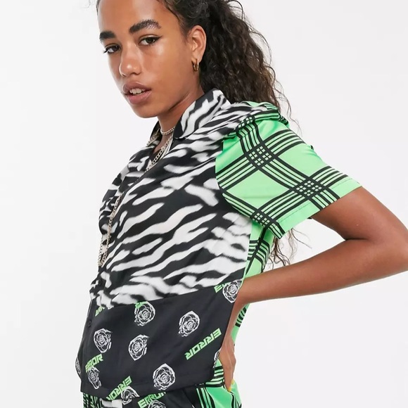 ASOS Lime Green and Black Matching Set Size 4 - Picture 7 of 12